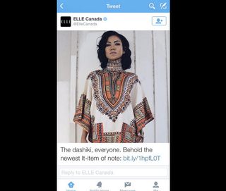 Illustration for article titled Black Twitter Shames Elle Canada for Calling Dashikis the âNewest It-Itemâ